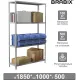 Стеллаж металлический  "MS Plus-185/50-4", 1850х1000х500 мм, 4 полки, регулируемые опоры, 291106, S241BR155402 главное фото в маленьком размере