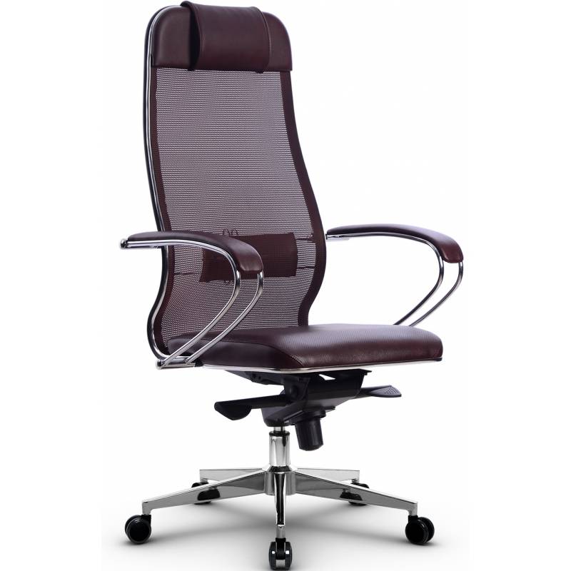 Эргономичное кресло Samurai Comfort - 1.01 бордовое главное фото